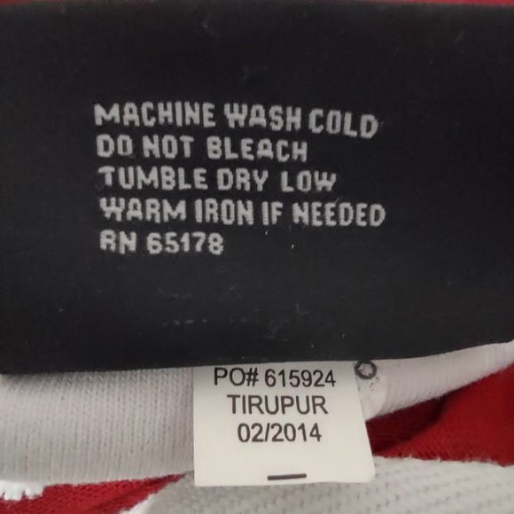 CHARLES RIVER APPAREL CLASSIC RUGBY RED WHITE HOODIE BAR HARBOR MAINE SIZE XXS - Picture 7 of 7